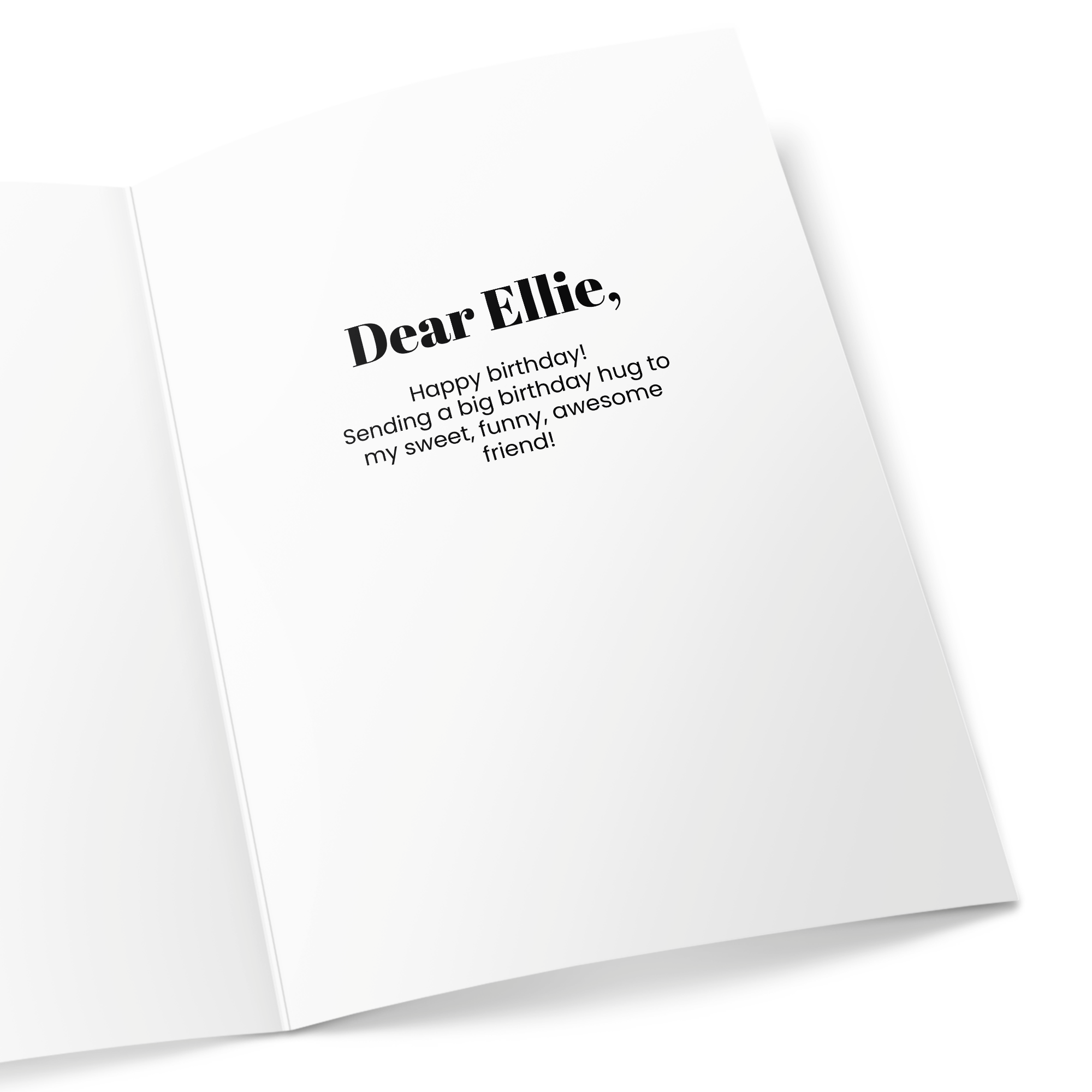 Jätti-onnittelukortit - personoidut - 50 cm