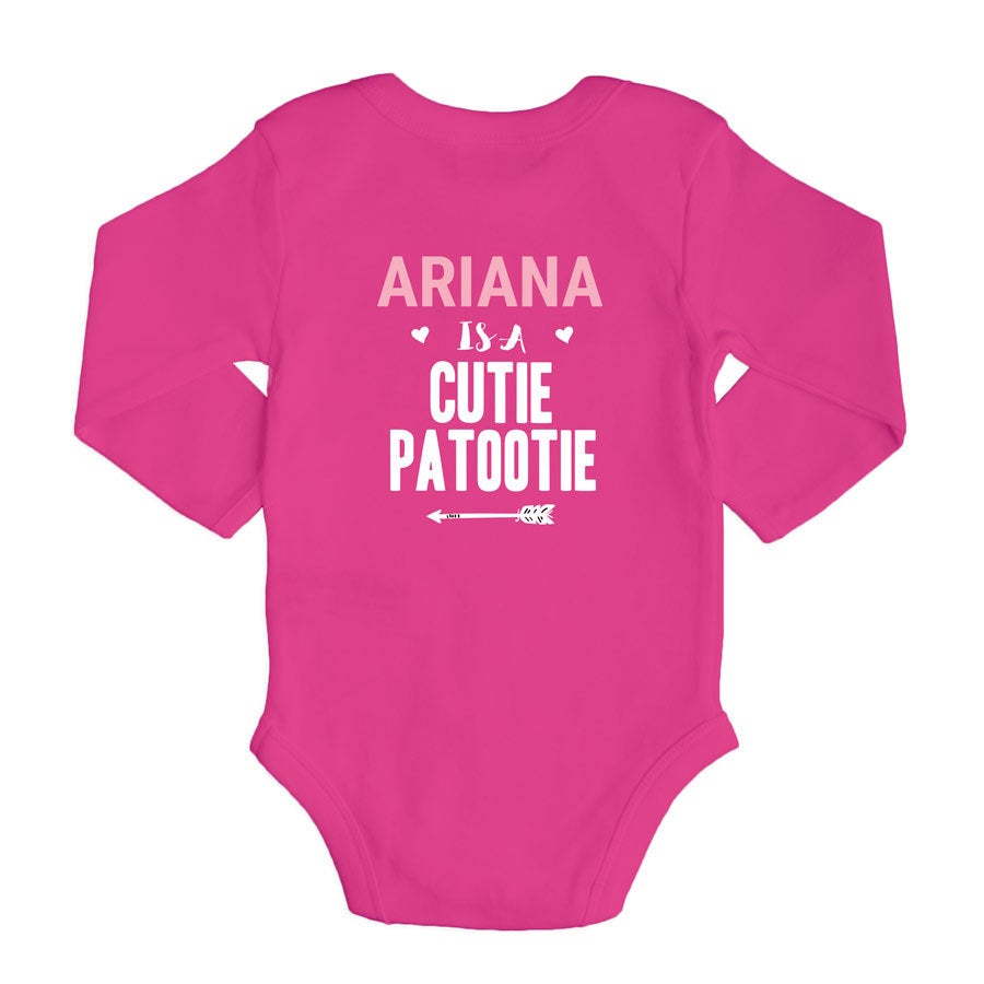 Long sleeve baby romper