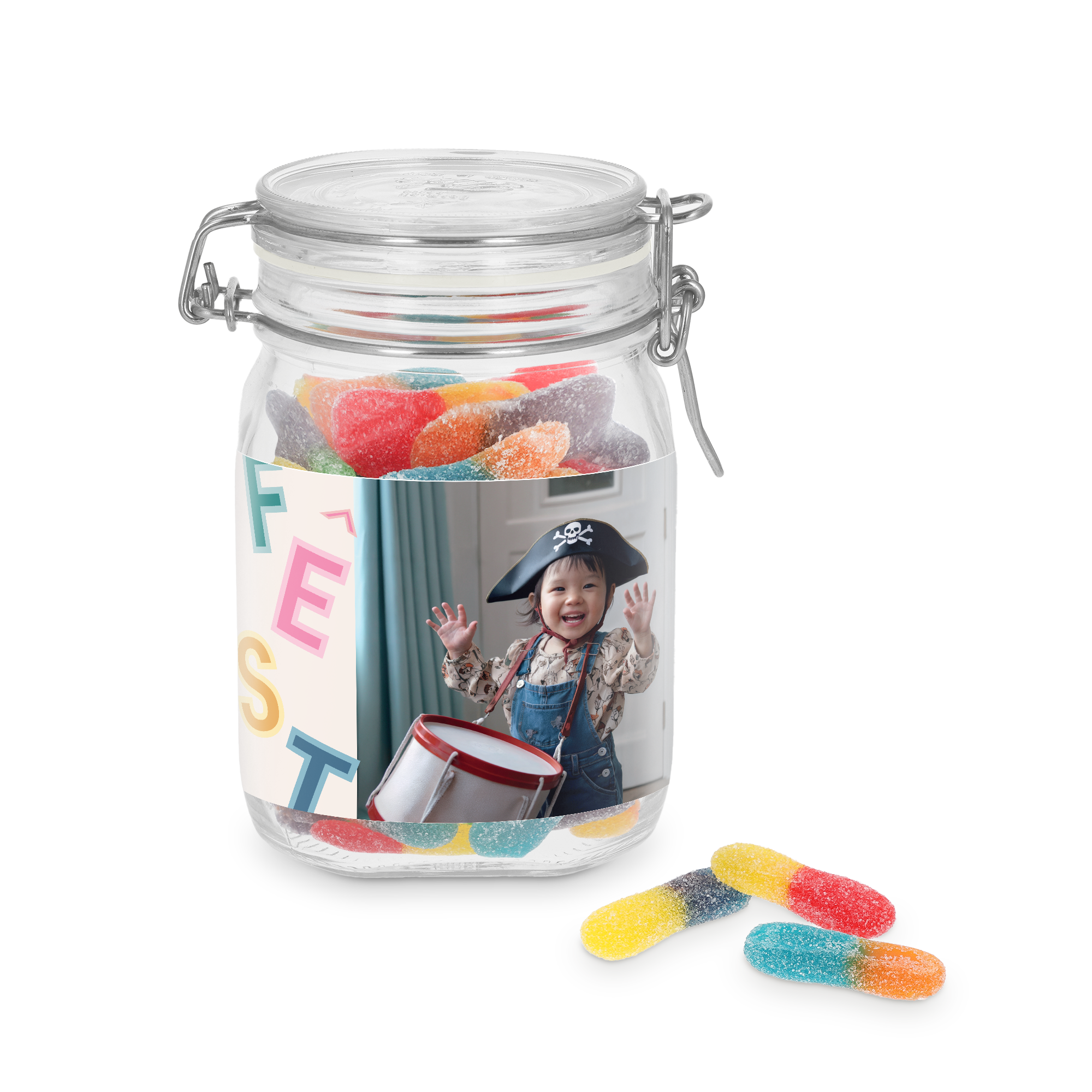 Personalisierte Bonbonglas