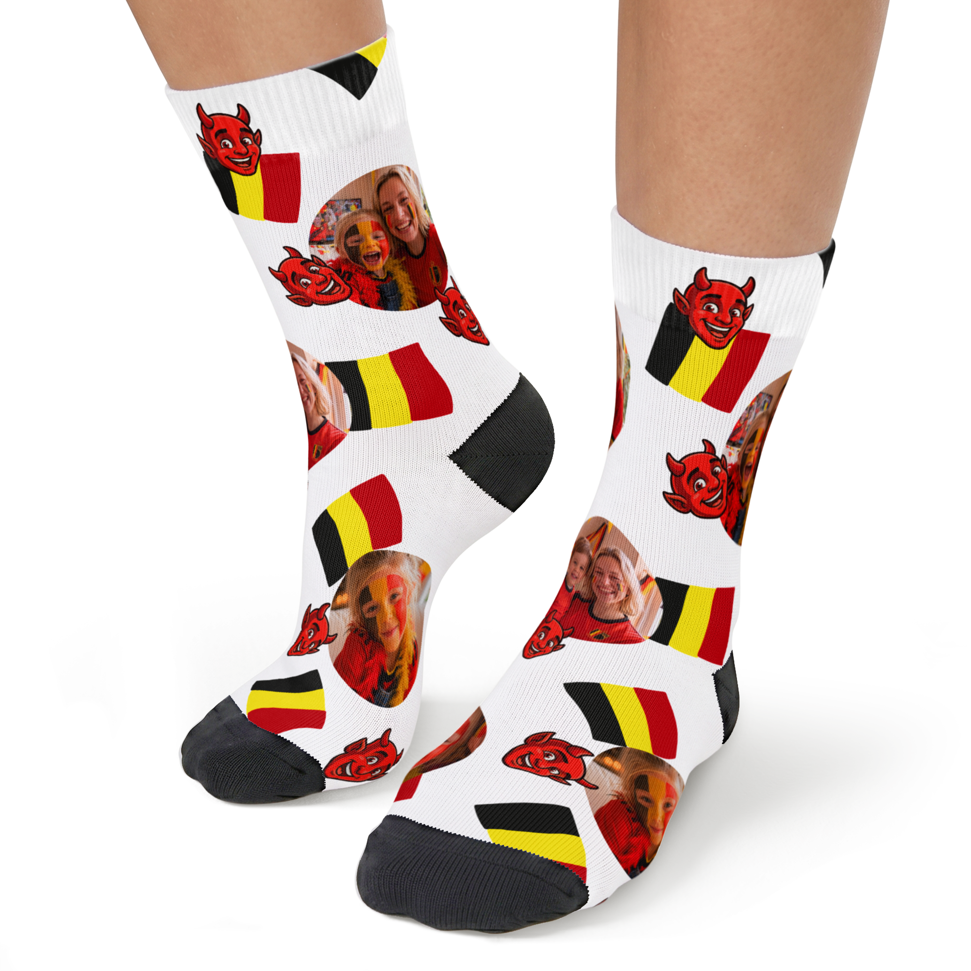 Chaussettes de football entièrement imprimées