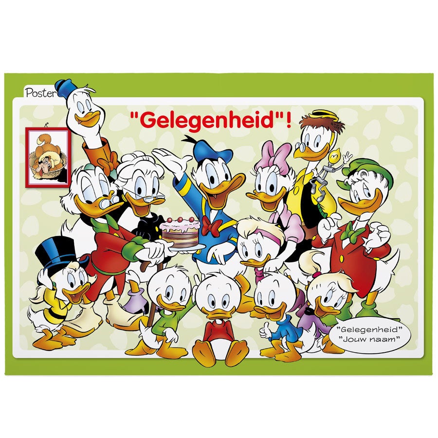 Stripboek Donald Duck met naam