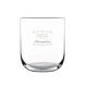 Luxurious personalised water glass
