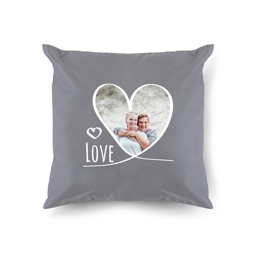 Coussin d'amour personnalisé