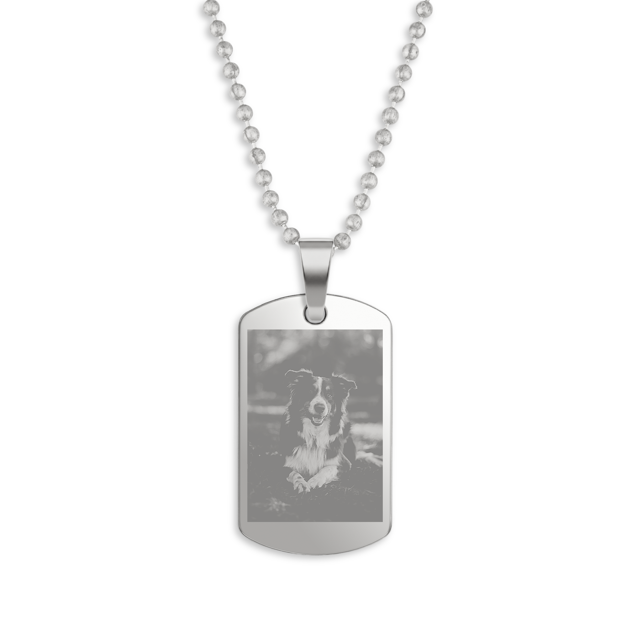 Dog tag graveren