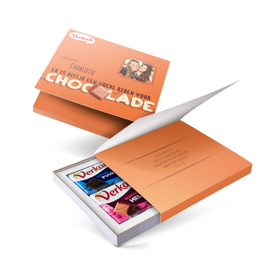 Verkade giftbox bedrukken - Altijd een goede reden (2 repen) Verkade giftbox bedrukken - Altijd een goede reden (2 repen)