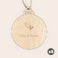 Houten kersthanger met naam Houten kersthanger met naam