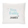 Father's Day cushion - White