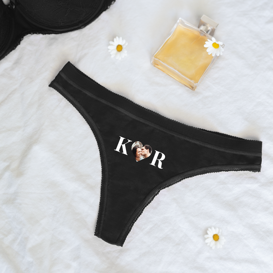 Buy Personalized Heart Name Sexy Thong Underwear - You Pick Name