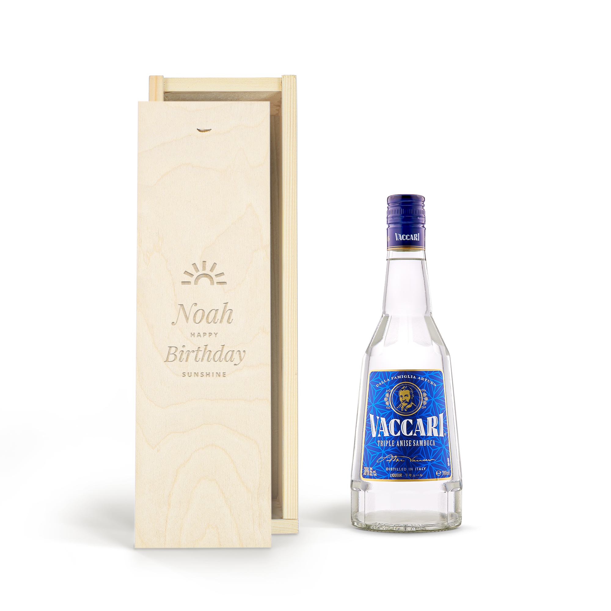 Sambuca Vaccari i en personlig låda