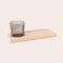Wooden cardholder with personalised engraved candle holder Wooden cardholder with personalised engraved candle holder