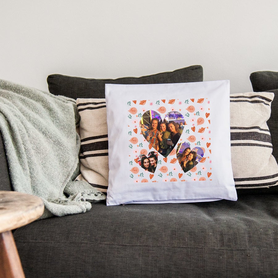 Liefdeskussen bedrukken Liefdeskussen bedrukken