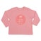 T-shirt bébé personnalisé - Manches longues - Rose pâle - 50/56