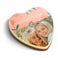 Coeur en chocolat personnalisé avec photo