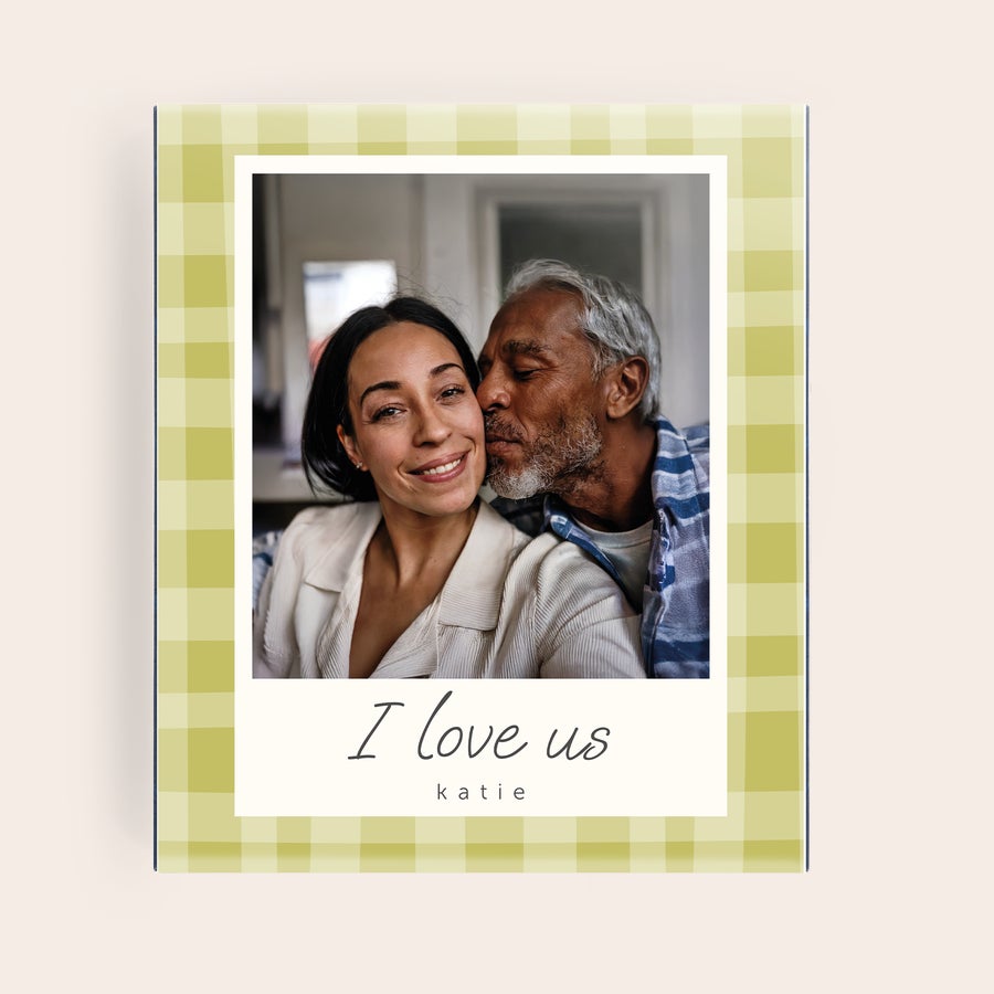 Té Pukka personalizado Caja de té personalizada impresa con una foto de pareja, "I love us" y el nombre "katie". Tu Santuario del Té Personalizado te Está Esperando.