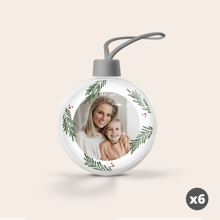 Personalised Christmas Baubles Personalised Christmas Baubles