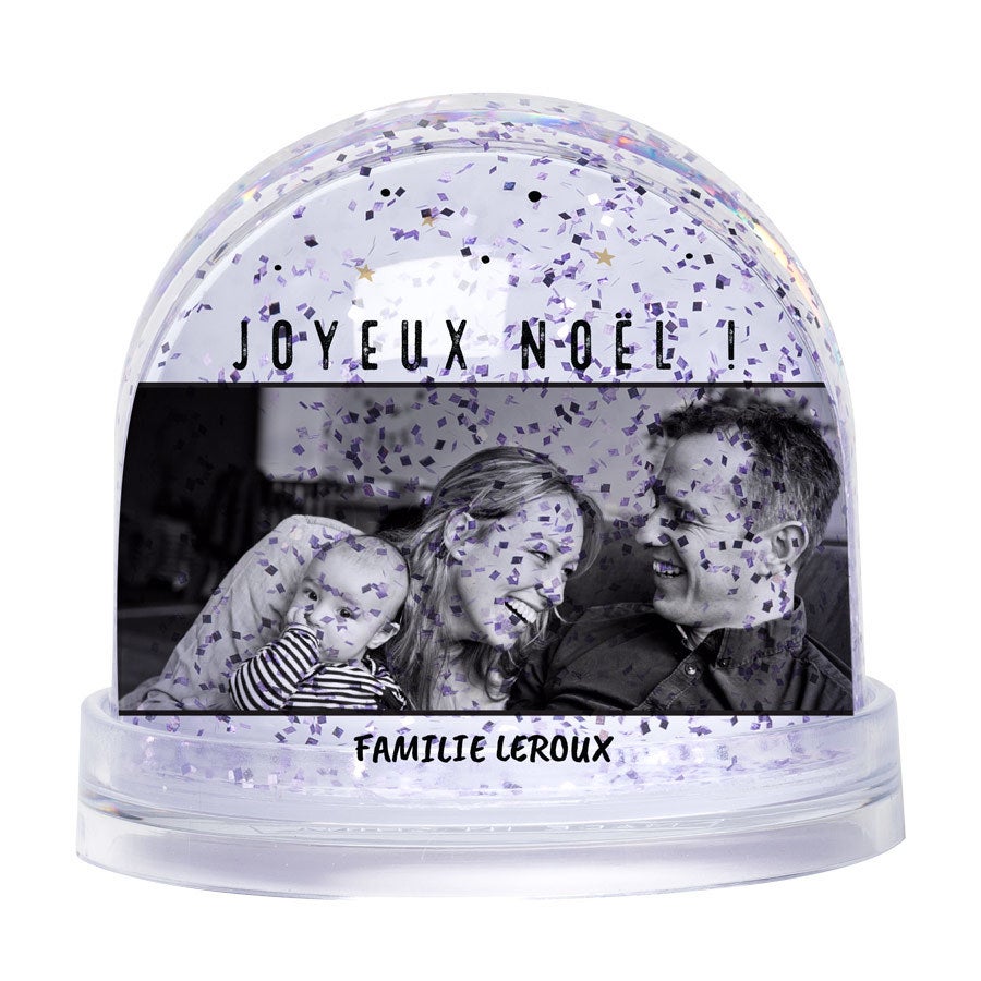 Boule à neige - Paillettes