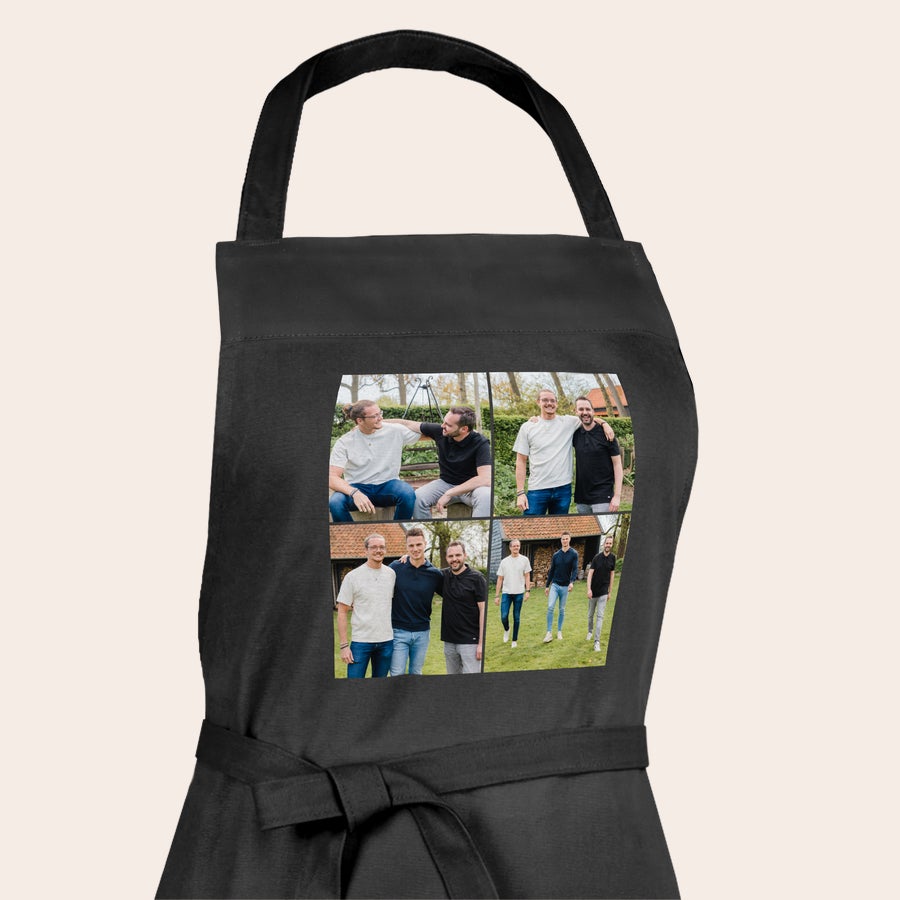 Personalizovaná BBQ Zástěra - černá Personalizovaná BBQ Zástěra - černá