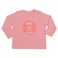 Camisa personalizada para bebé - Manga comprida - Rosa bebé - 62/68