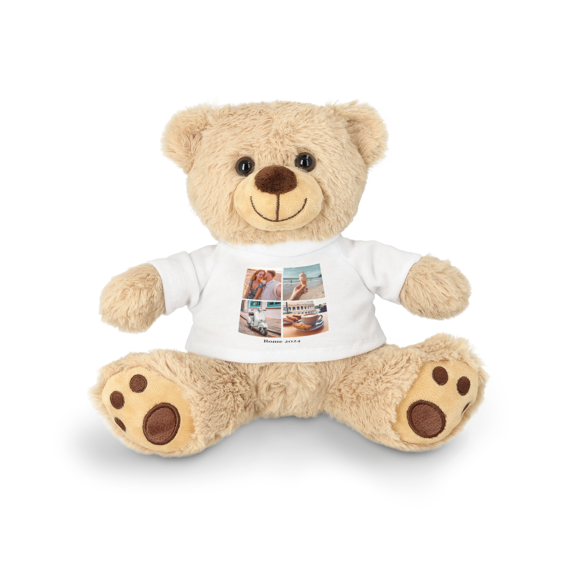 Ours en peluche avec un coeur Milka