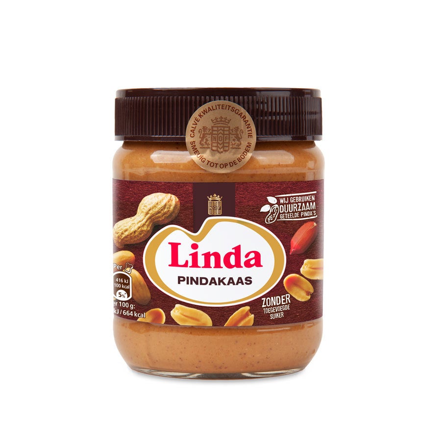 Calvé pindakaas cadeau met naam (350 gram) 