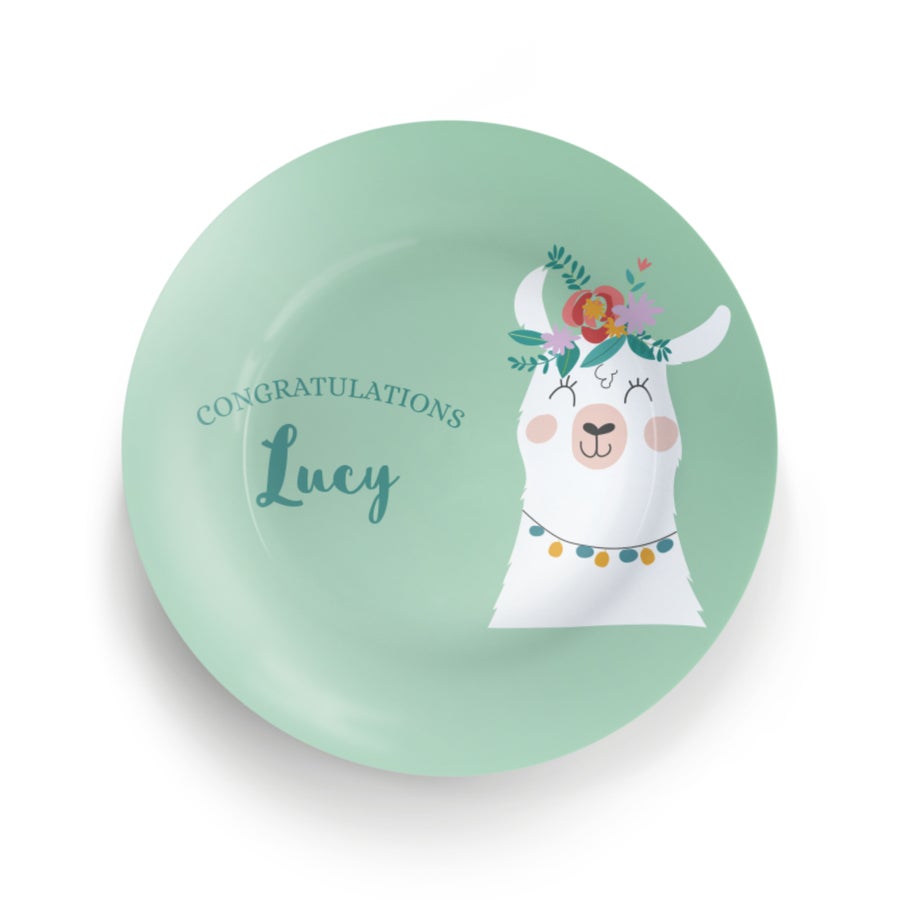 Personalised plate - Communion