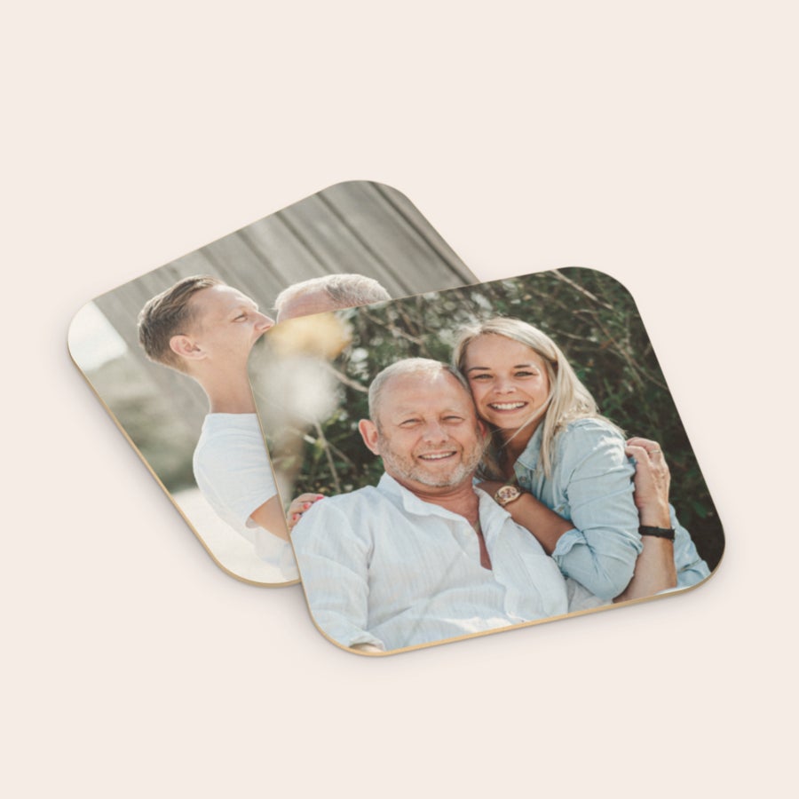 Suporturi de bere personalizate Set de suporturi de bere personalizate unice, imprimate cu fotografiile tale preferate