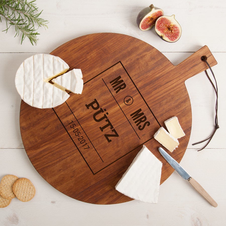 Käsebrett - Teak - Rund (M)