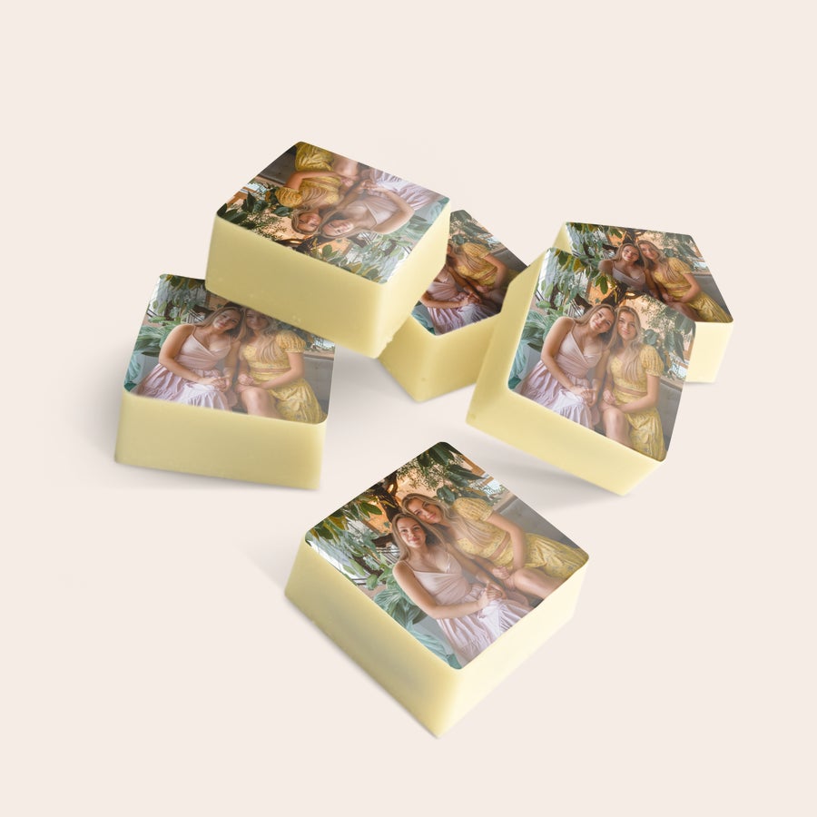 Csokoládé praliné fotóval Csokoládé praliné fotóval