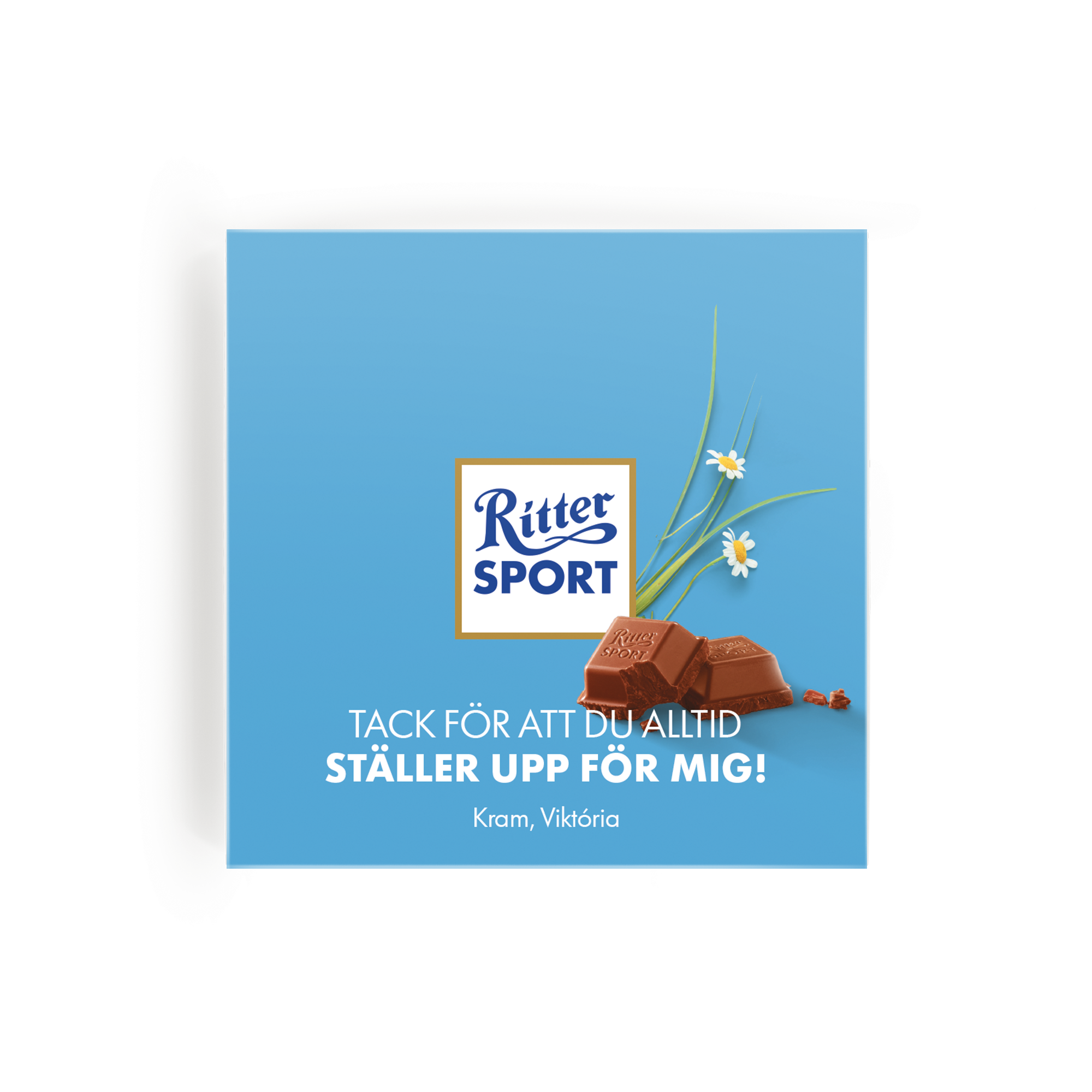 Personaliserad Ritter Sport choklad