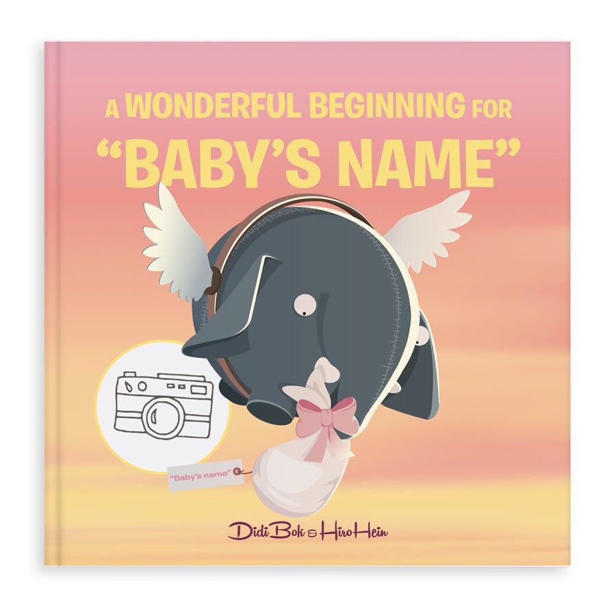 Personalised Olli baby book - Hardcover