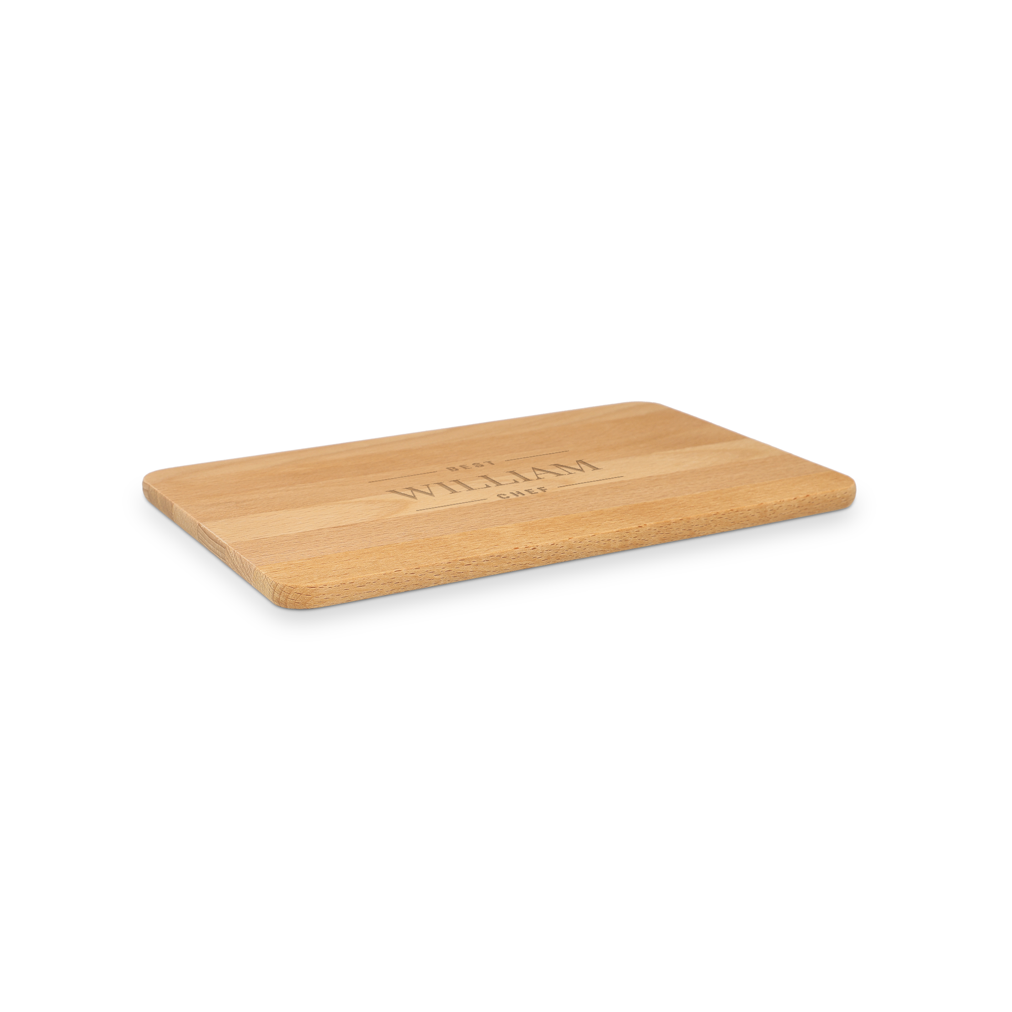 Personalised wooden chopping board