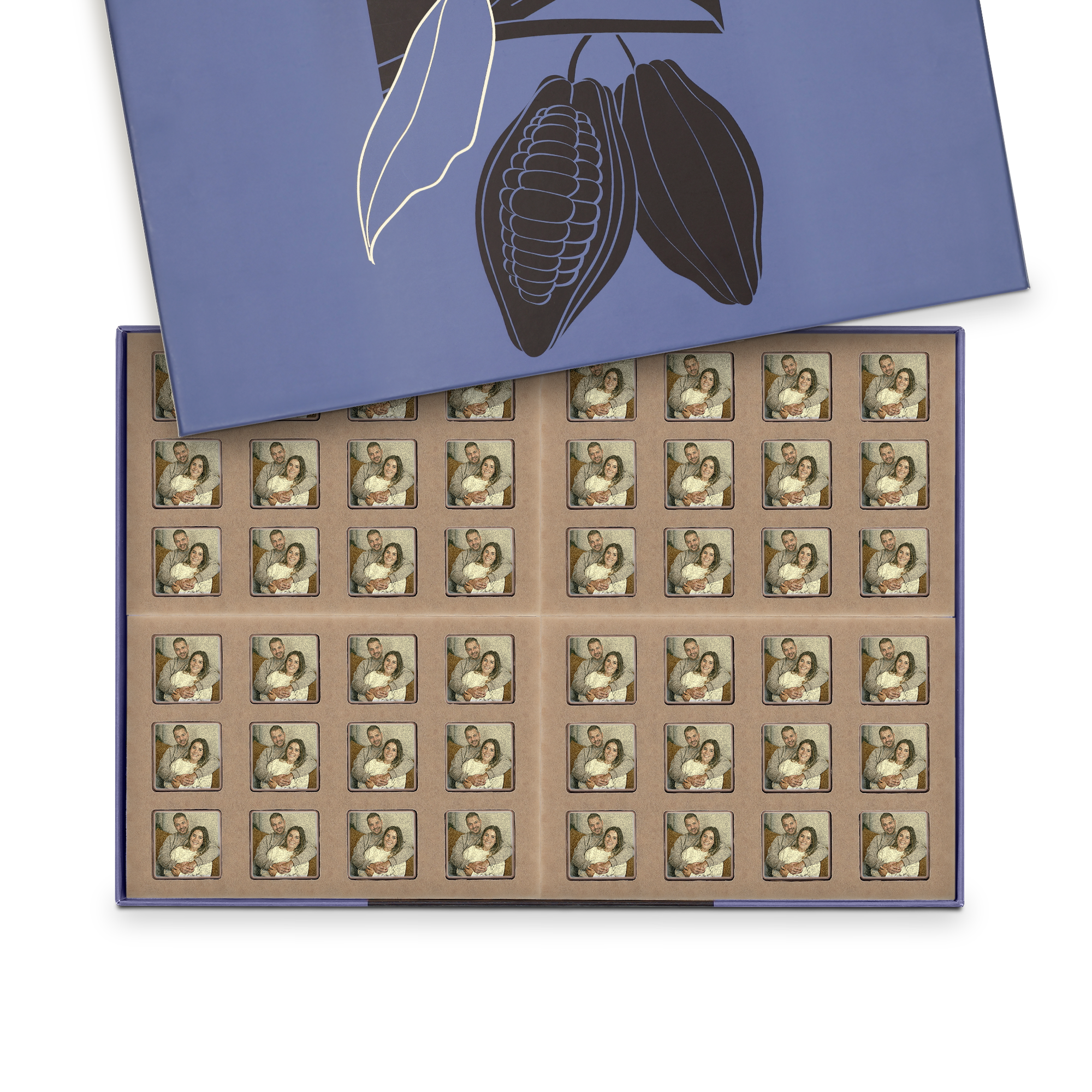 Chocolade bonbons met foto