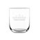 Luxurious personalised water glass