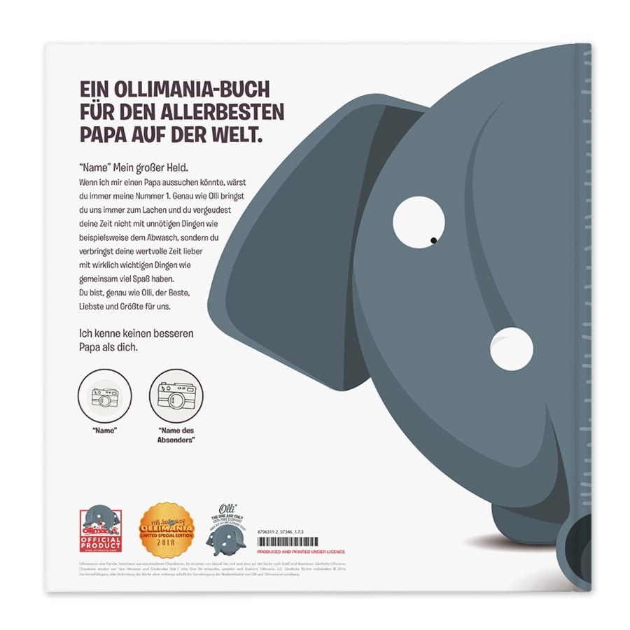 Ollimania Personalisiertes Buch zum Vatertag