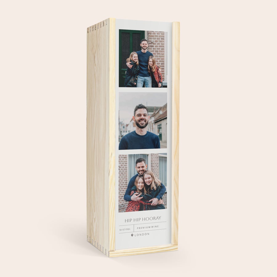 Personalised Amaretto Disaronno Gift - Wooden Case Personalised Amaretto Disaronno Gift - Wooden Case