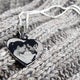 Pendant - Heart (Rhodium)