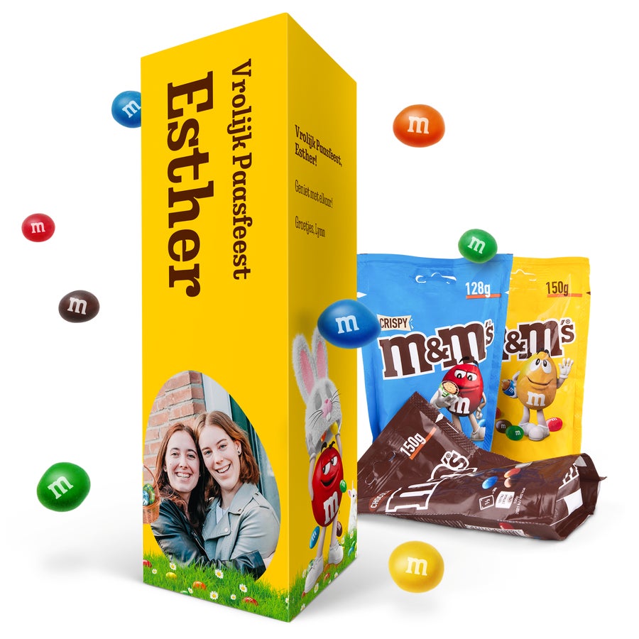 Gepersonaliseerd M&M's cadeaupakket Gepersonaliseerd M&M's cadeaupakket