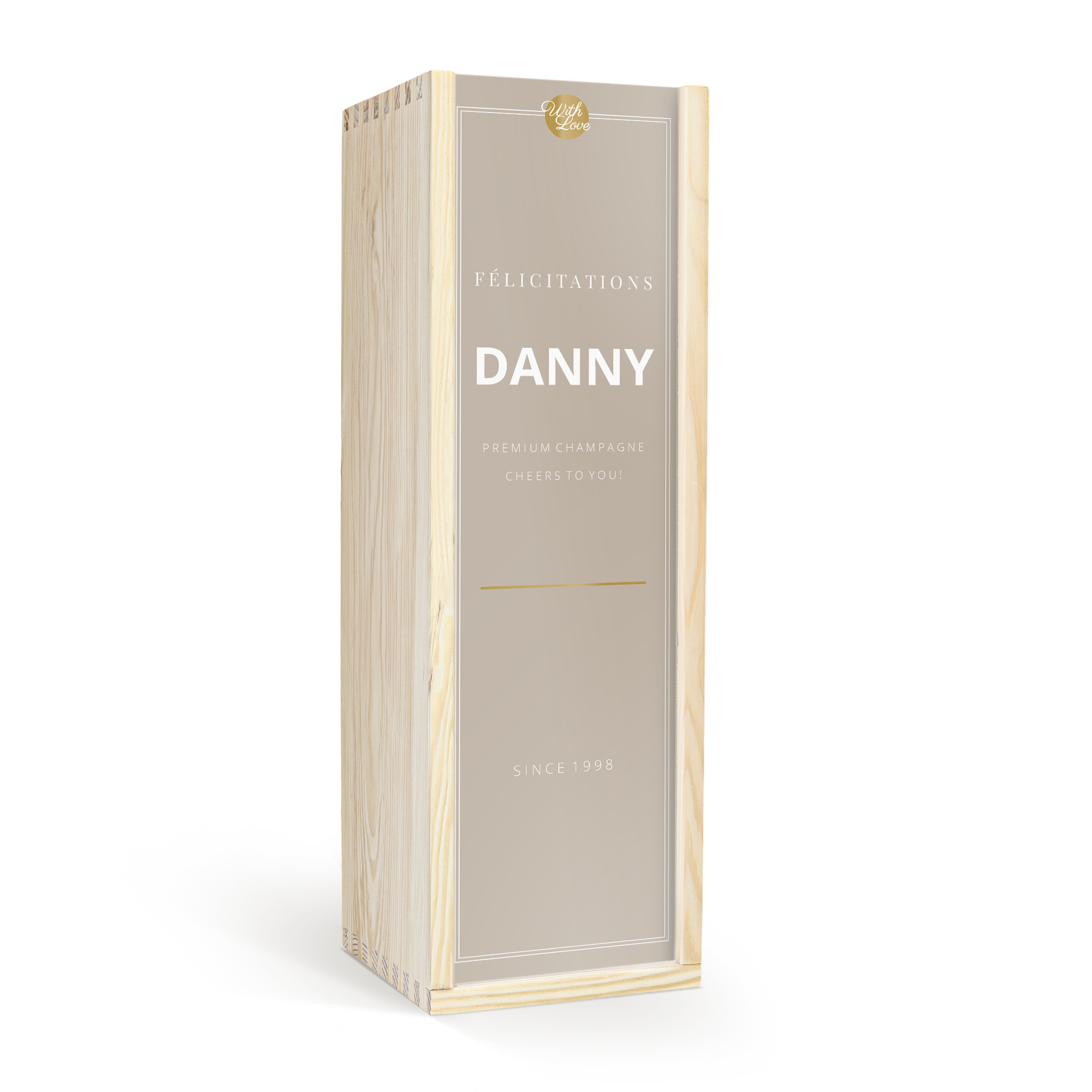 Coffret champagne personnalisé - Moët & Chandon Brut