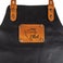 Father's Day leather apron - Black