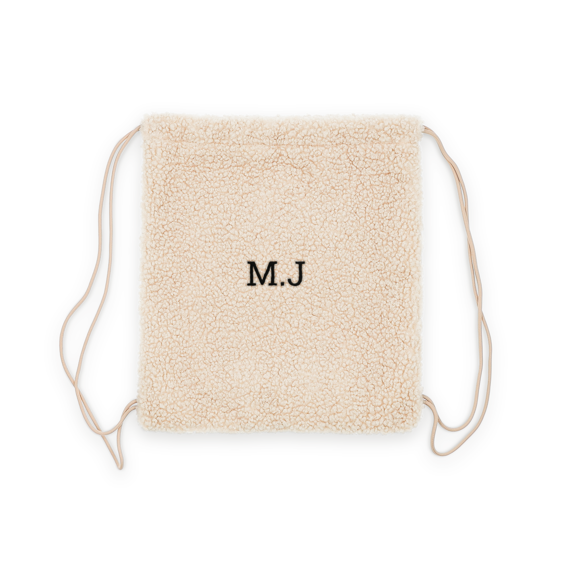 Borsa con coulisse personalizzata a forma di orsacchiotto