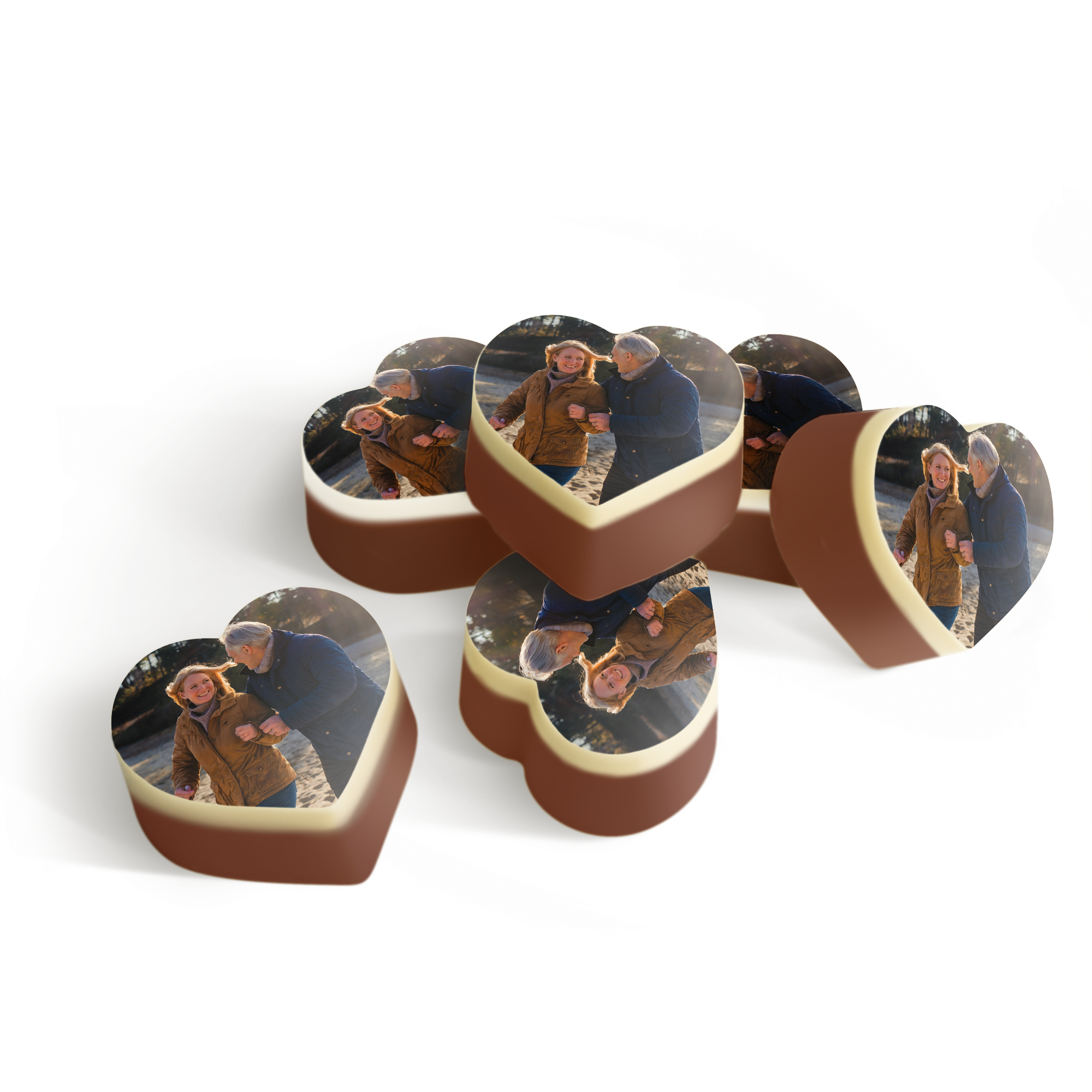 Chokolade hjerter med billede
