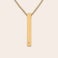 Bar necklace with name Bar necklace with name