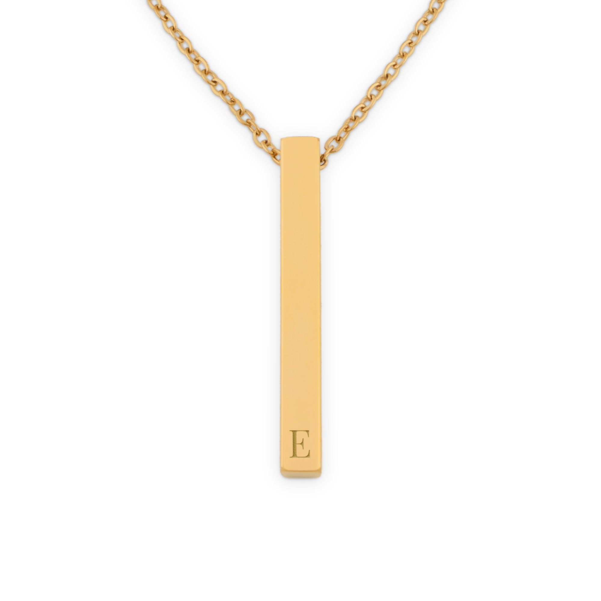 Halsband med namn - Guld