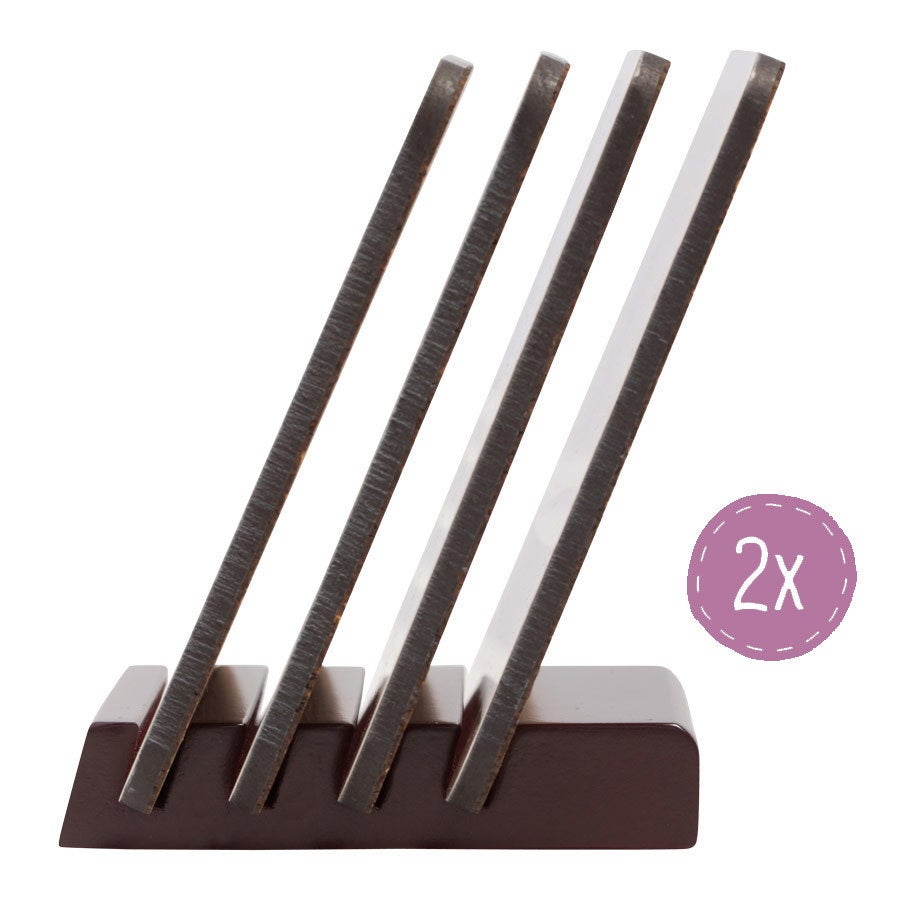 Sottobicchieri Sottobicchieri personalizzati con supporto in legno, stampati con foto o testo per mantenere perfetta qualsiasi superficie