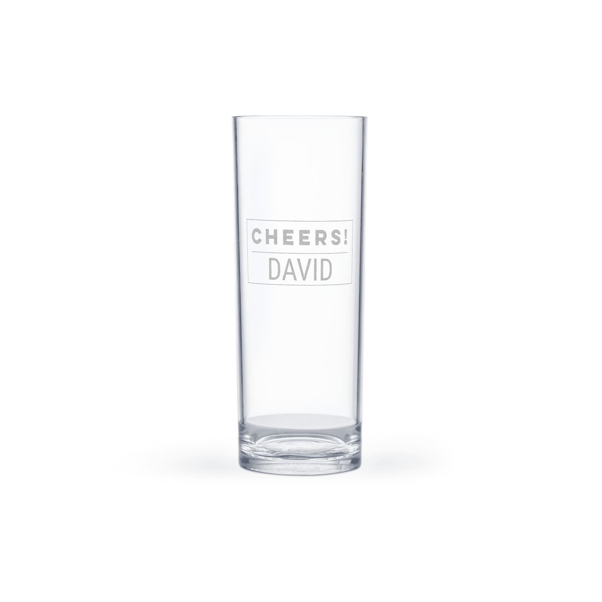 Personalizovaná plastová sklenice - gravírovaná