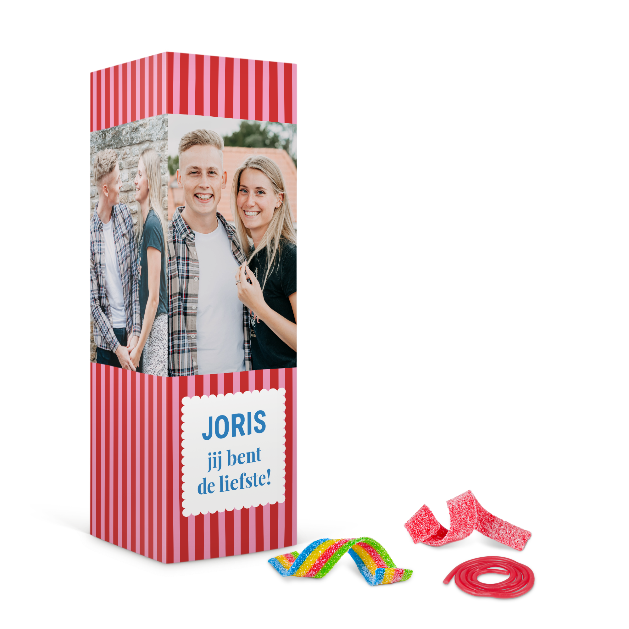 Snoeppakket met naam en foto