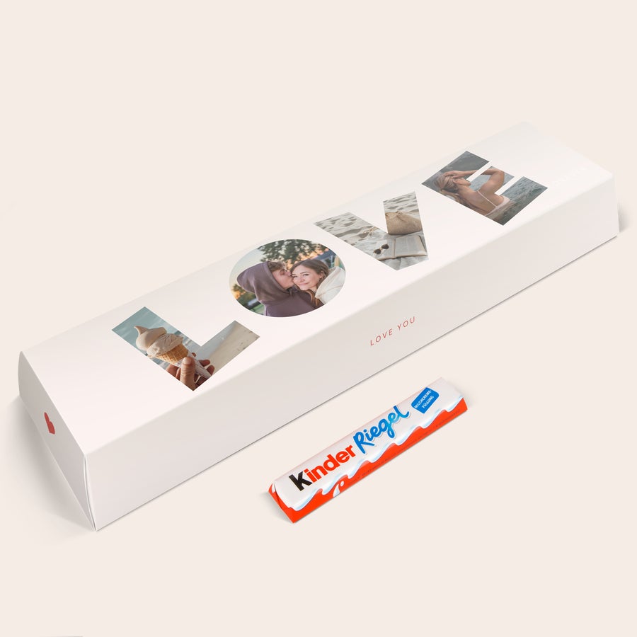 Mega kinder reep met naam Mega kinder reep met naam