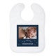 Baby bib - First Christmas - White