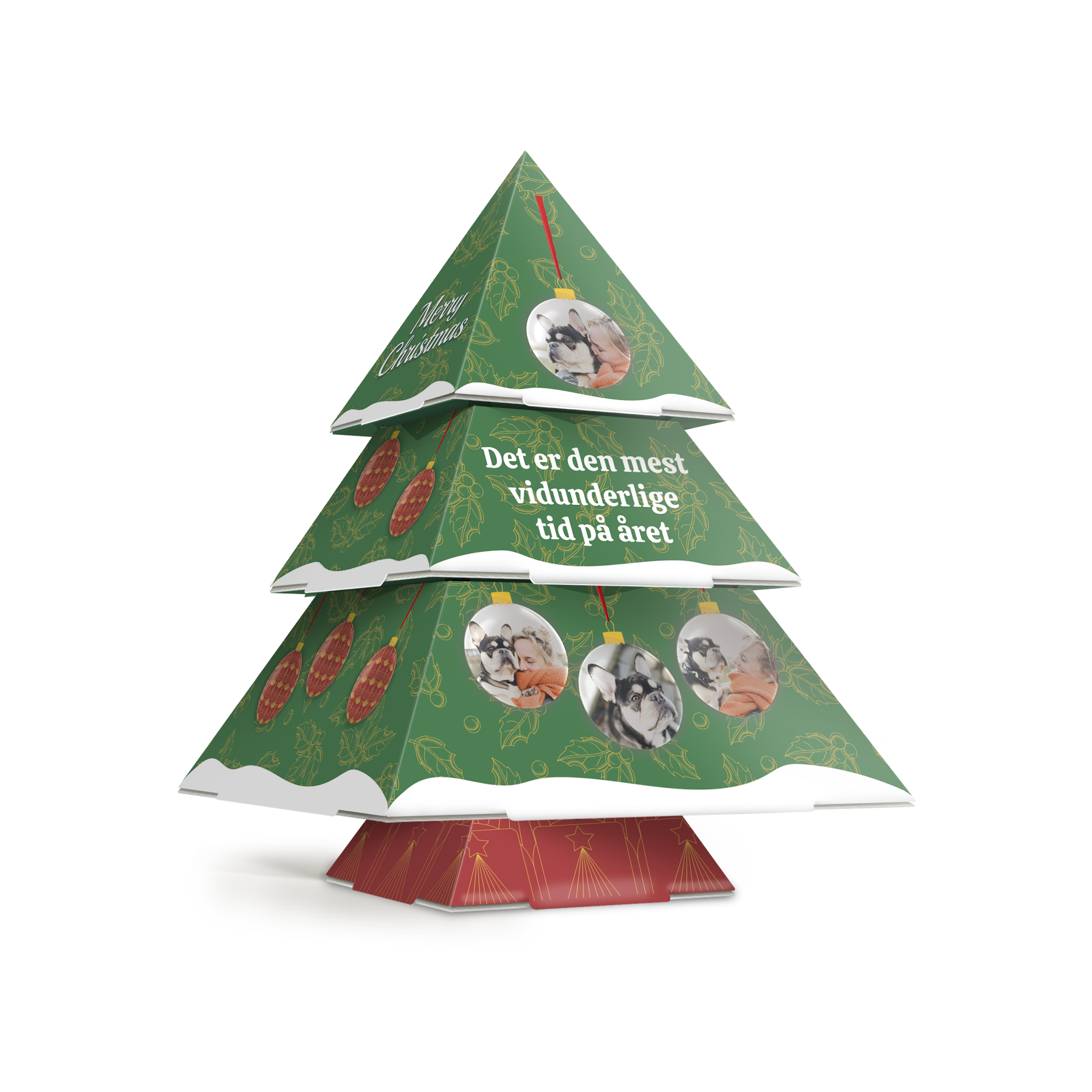 Personligt Papir Juletræ - Gør-det-selv