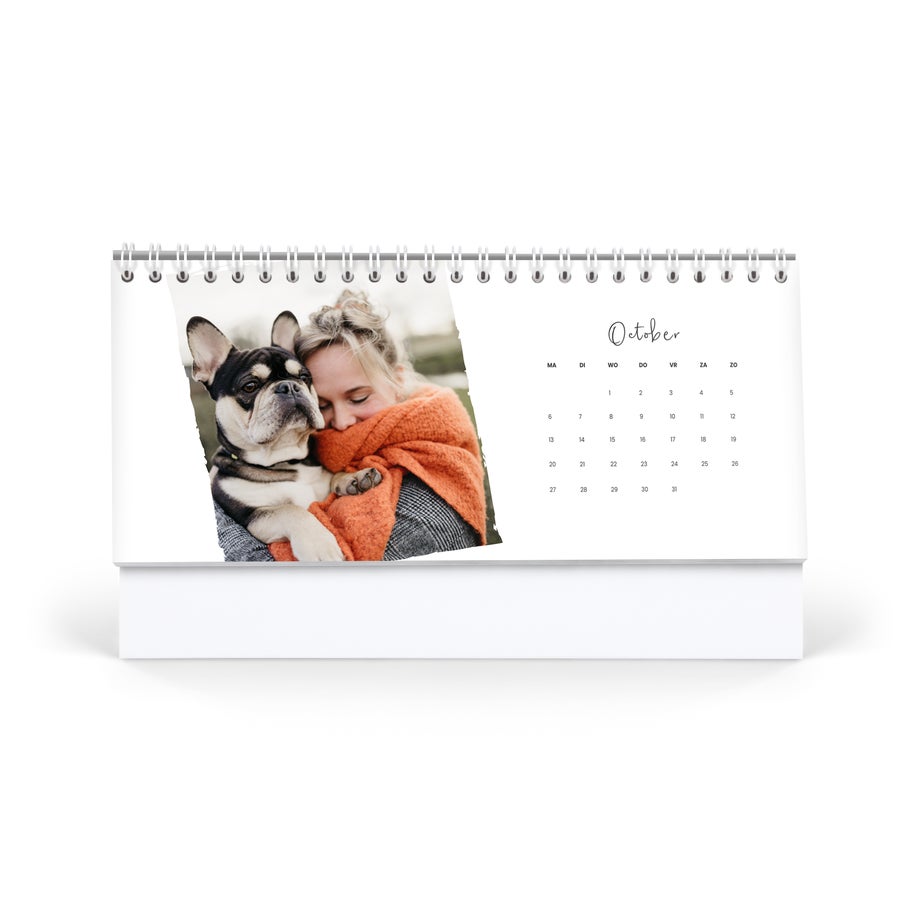 Personalised Desktop Calendar